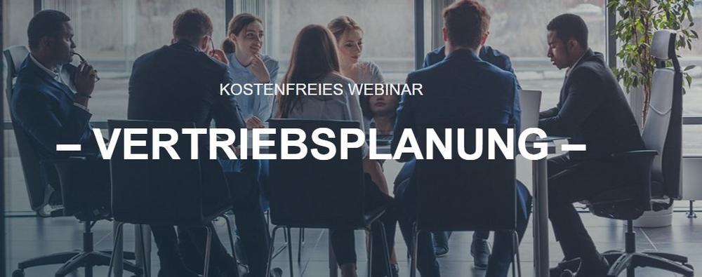 Kostenfreies Webinar: „Vertriebsplanung“ (Webinar | Online)