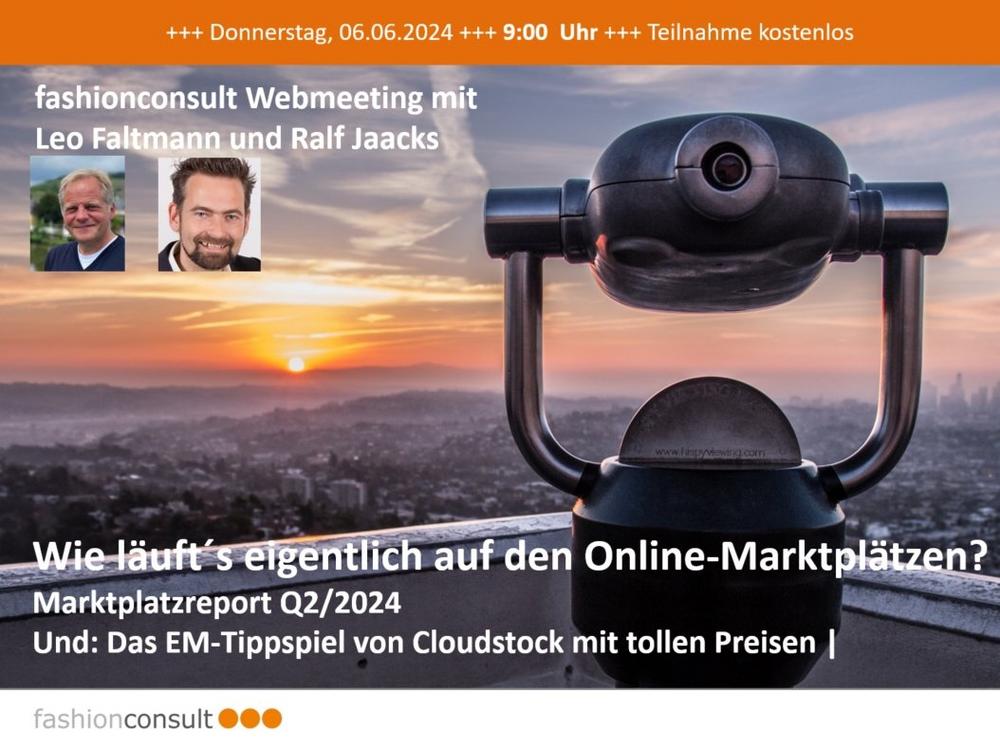 Ralf Jaacks und Leo Faltmann: Online-Marktplätze: Trends und Entwicklungen. (Webinar | Online)