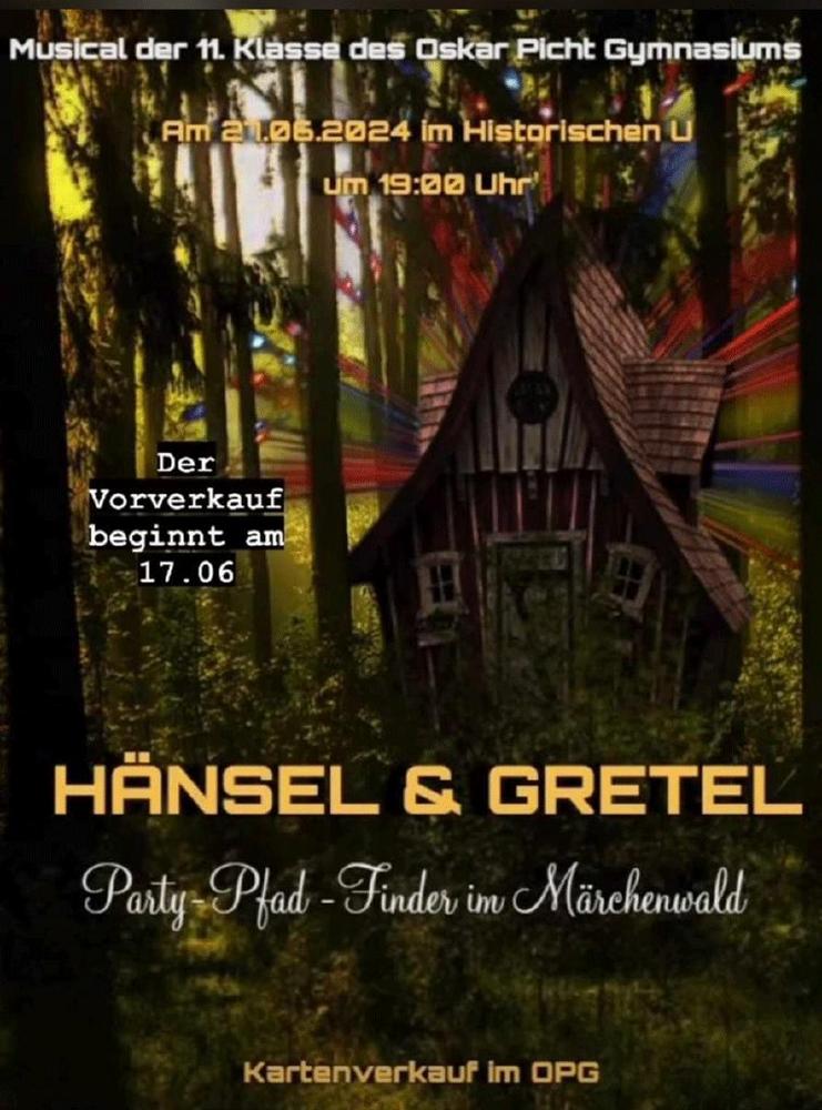 Musical des Oskar-Picht Gymnasiums Pasewalk Hänsel & Gretel (Unterhaltung / Freizeit | Pasewalk)