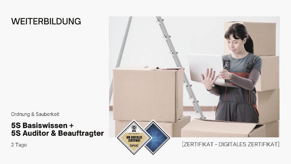 5S Basiswissen + 5S Auditor & Beauftragter | Seminar | Schulung (Seminar | Wien)