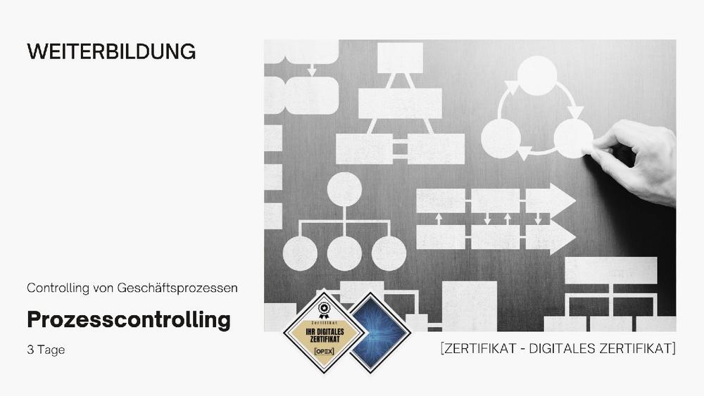 Controlling von Geschäftsprozessen (Prozesscontrolling) Webinar (Webinar | Online)