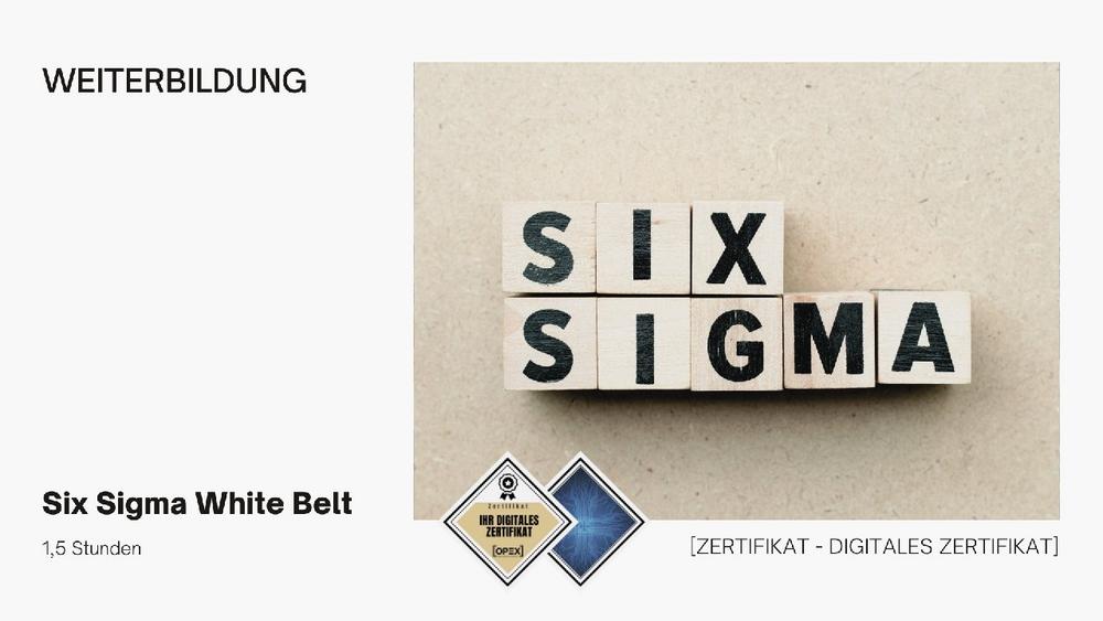 Six Sigma White Belt – Webinar (Webinar | Online)