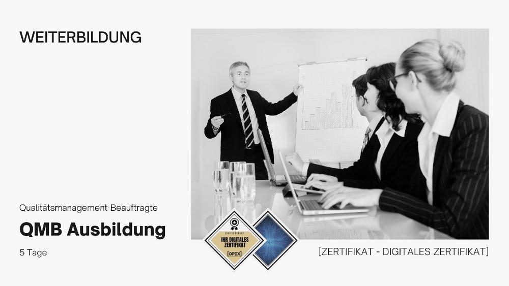 QMB Ausbildung – Webinar (Webinar | Online)