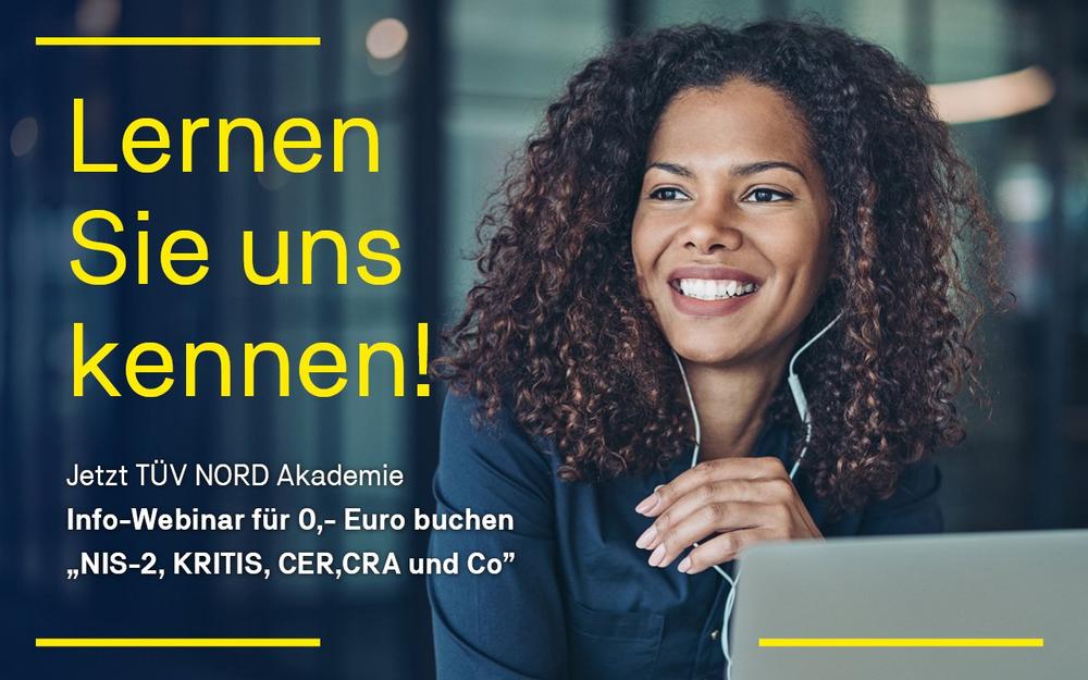 Info-Webinar zu NIS-2, KRITIS, CER, CRA und Co für o,- Euro (Webinar | Online)