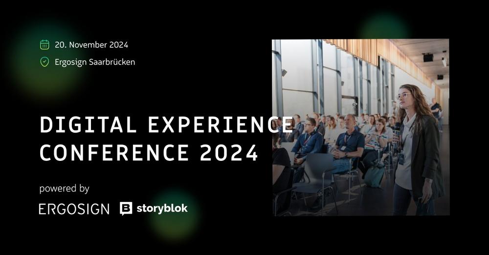 DXC – Digital Experience Conference 2024 (Konferenz | Saarbrücken)