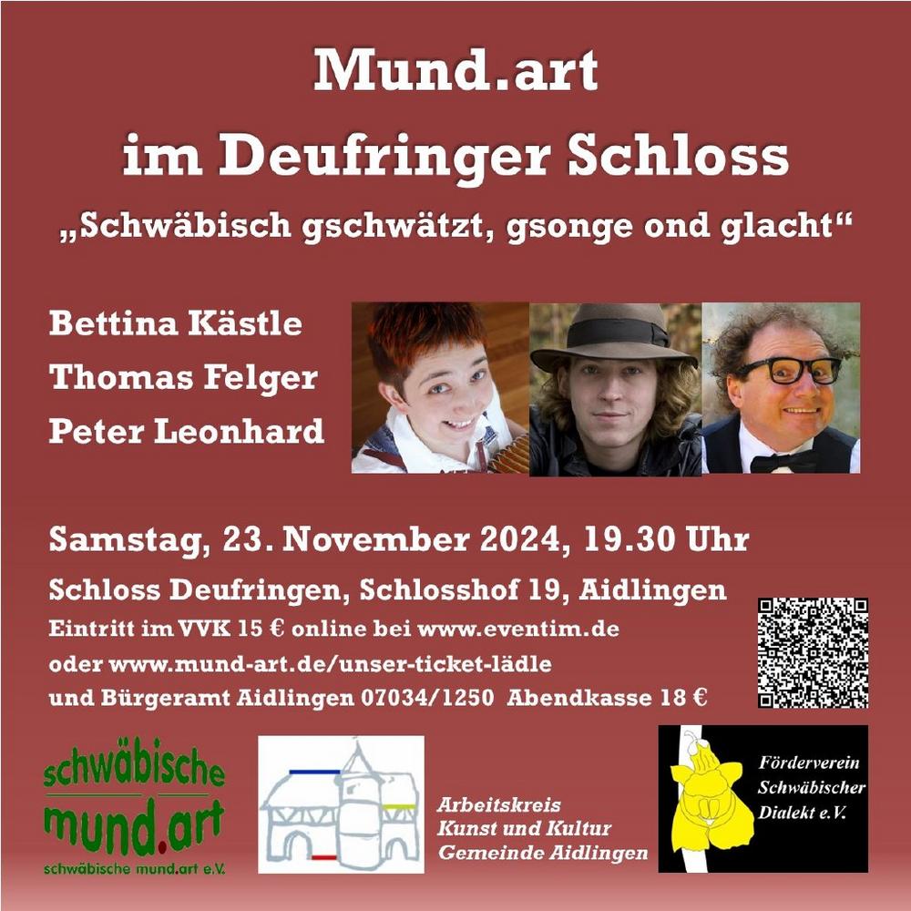 Mund.art im Deufringer Schloss (Unterhaltung / Freizeit | Aidlingen)