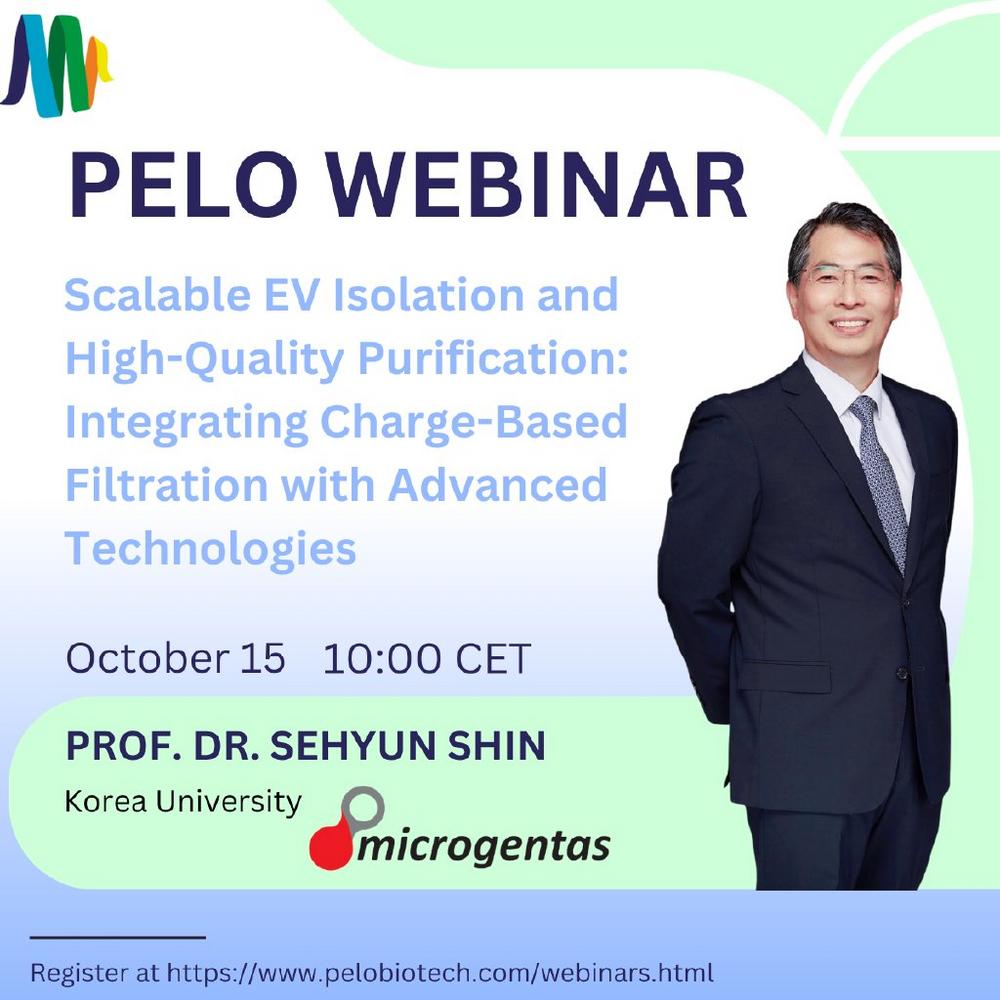 PELOAcademy | Scalable EV Isolation & High-Quality Purification:Integrating Charge-Based Filtration (Webinar | Online)