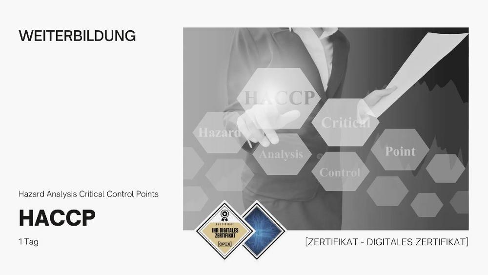 HACCP Seminar | Schulung | Training (Seminar | Wien)