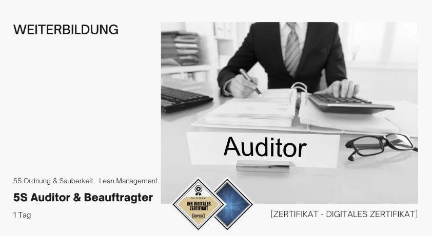 5S Auditor & Beauftragter | Seminar | Schulung | Training (Seminar | Frankfurt am Main)