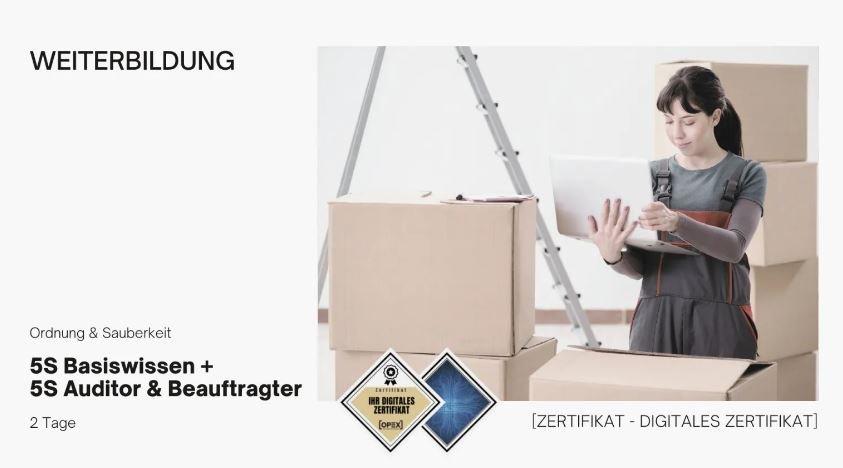 5S Basiswissen + 5S Auditor & Beauftragter | Seminar | Schulung (Seminar | Stuttgart)