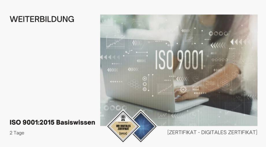 ISO 9001:2015 | Seminar | Schulung | Training (Seminar | Stuttgart)