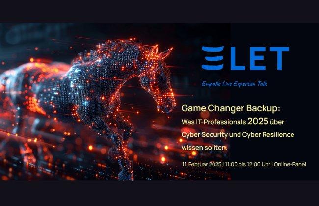 Game Changer BackupWas IT-Professionals 2025 über Cyber Security und Cyber Resilience wissen sollten (Webinar | Online)