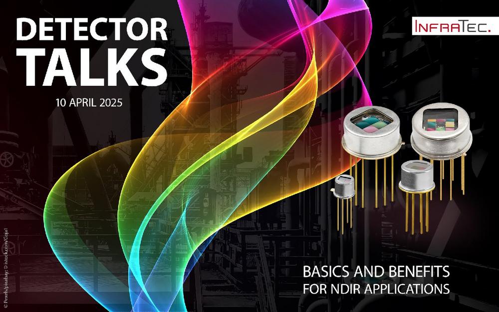 Detector Talks 2025 – Basics and Benefits for NDIR-Applications (Webinar | Online)