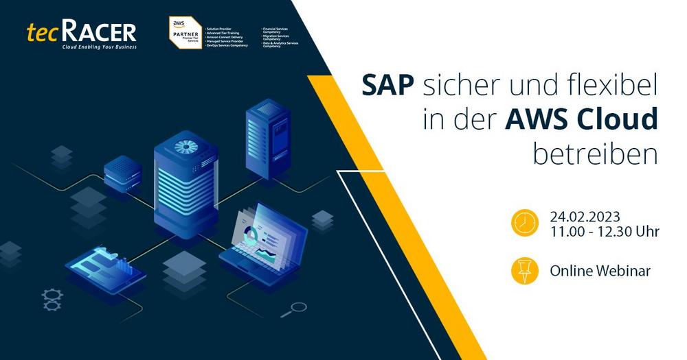 Webinar – SAP sicher und flexibel in der AWS Cloud betreiben (Webinar | Online)