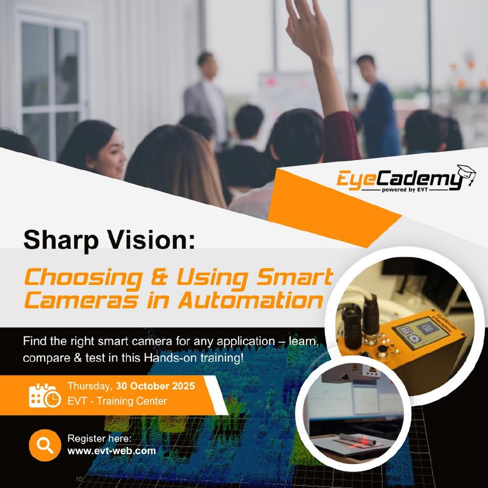 Sharp Vision: choosing & using smart cameras in automation (Schulung | Karlsruhe)