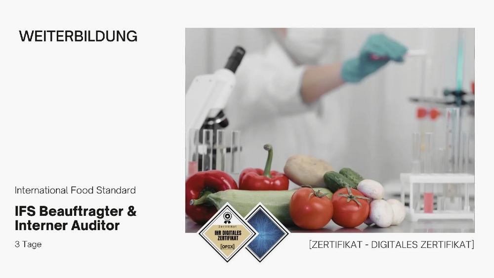 IFS Beauftragter & Interner Auditor | Seminar | Schulung | Training (Seminar | Wien)