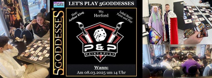 Cardgame 5Goddesses mit Designsie bei Paint and Play in Herford am 08.03.2025 (Unterhaltung / Freizeit | Herford)