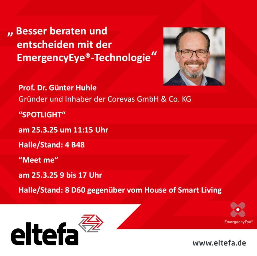 “ Zukunft der Kundenkommunikation auf der ELTEFA 2025!“ – Im Forum Smart Home (Messe | Stuttgart)